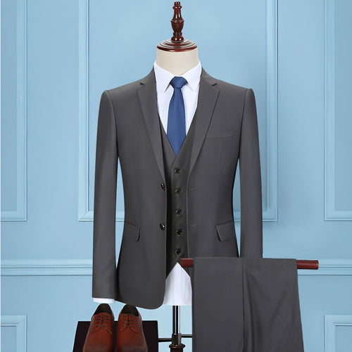 Veridien™ – Korean Slim Fit 3-Piece Suit