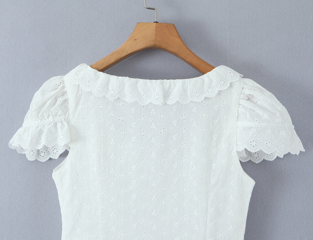 Women Clothing Fashionable All Match Fashionable Lace Cardigan Top