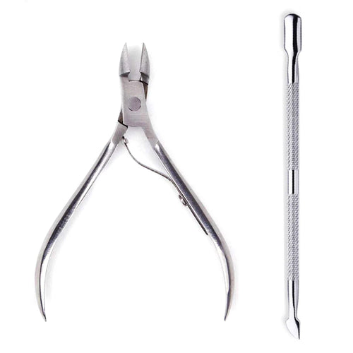 4 Pcs/Set Professional Stainless Steel Nail Cutter Scissor Nippers