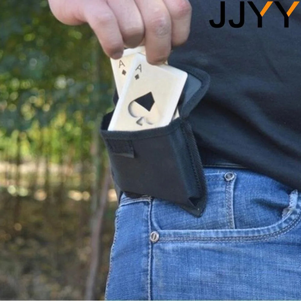 JJYY Black Poker Card Beer Bottle Opener Personalized Stainless Steel