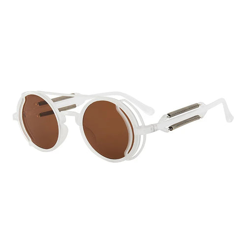 Classic Gothic Steampunk Sunglasses Luxury Brand Designer High Quality