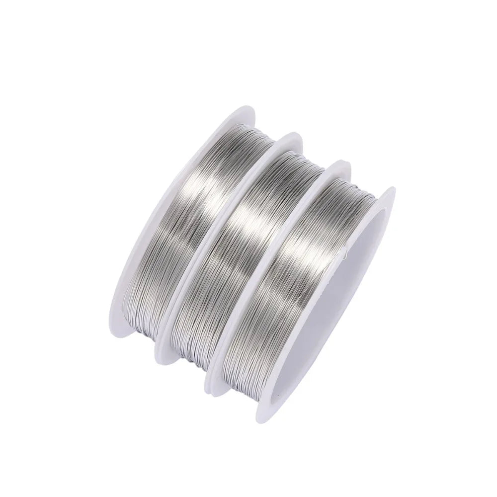 1 Roll 0.2/0.3/0.4/0.5/0.6/0.7/0.8/1mm Sturdy Copper Wire Beading Wire