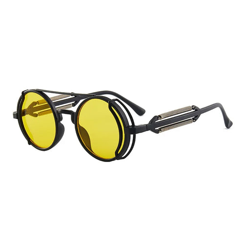 Classic Gothic Steampunk Sunglasses Luxury Brand Designer High Quality