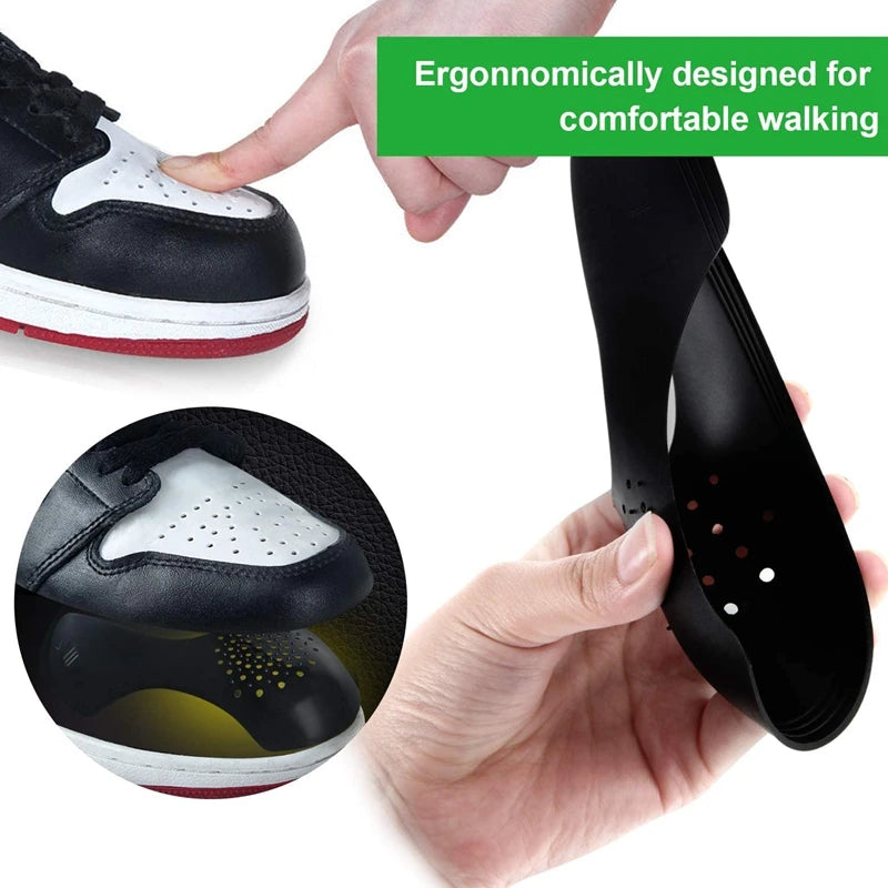 1Pair Crease Protector Shoe Anti Crease Bending Crack Toe Cap Support