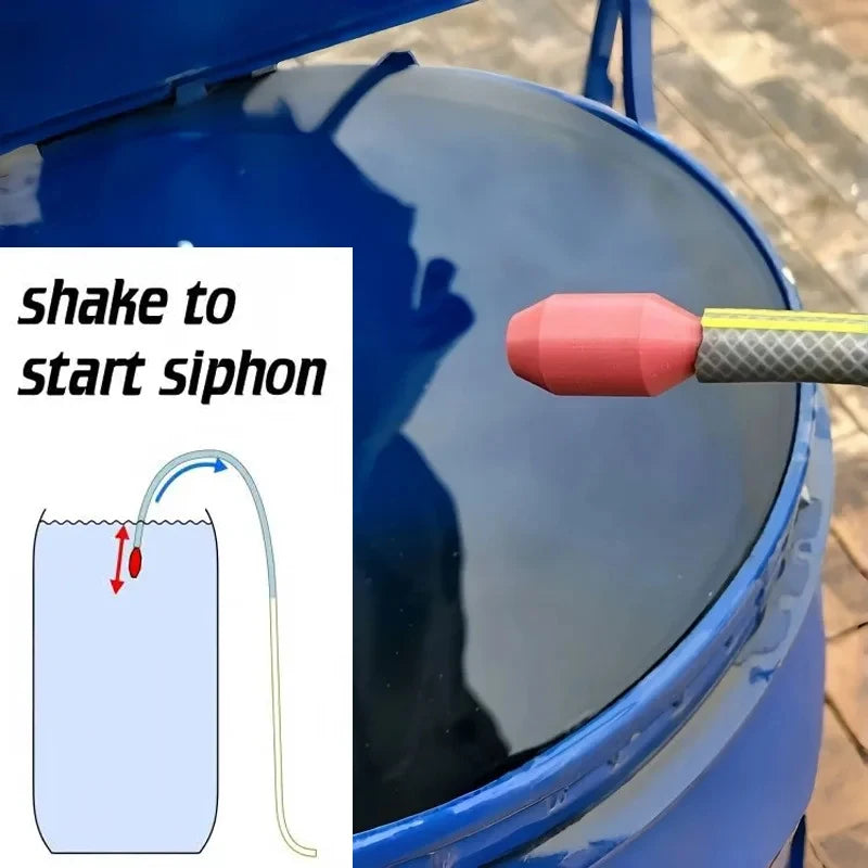 Self-Priming Siphon Pump For Water-Manual Shake Operated,Outdoor Patio
