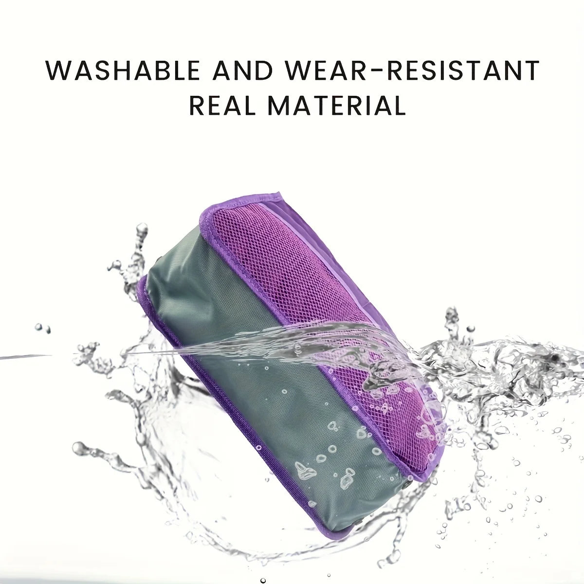 Multifunctional Bi-fold Storage Bag Double Zipper Large Capacity