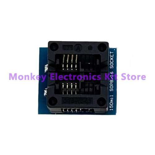 CH341A Programmer adapter + SOP8 clip+ SOIC8 adapter with cable+1.8V