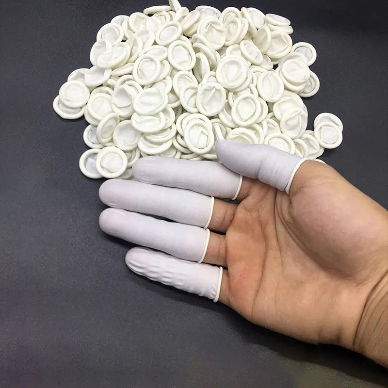 20/200pc Rubber Finger Protector Covers Wear-Resistant Highly Elastic