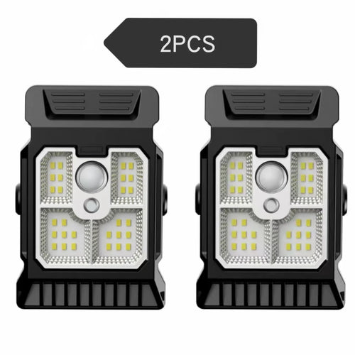 New upgraded intelligent sensing solar clip lamp outdoor courtyard