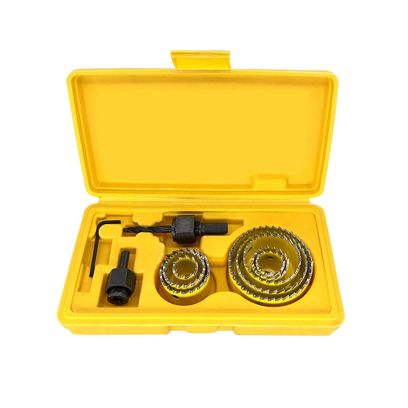 11pcs/set Hole Saw Cutting Set Kit Tools 19-64mm with Case for thin