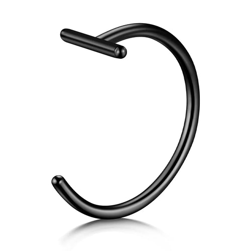 1PCS Fake Piercing Lip Rings Nose Nostril Ring Septum Clip On Mouth