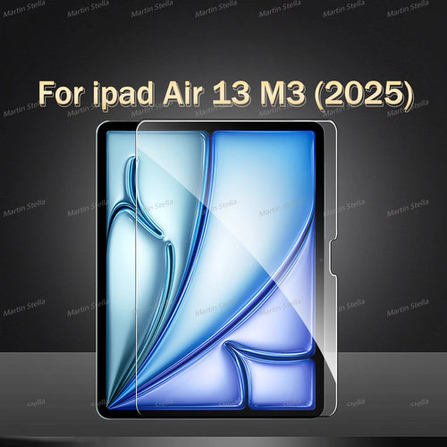 2Pcs Tempered Glass Screen Protector For ipad Pro Air 13 11 2024 M4 M2