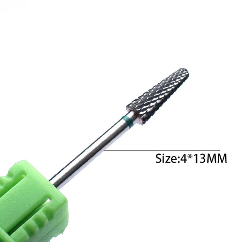 1pc Carbide Tungsten Nail Drill Bit Rotate Burr Milling Nail Cutter