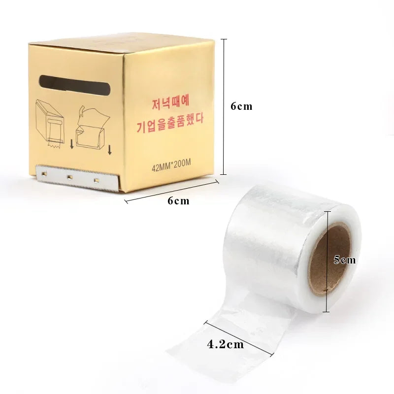 3/1Rolls Tattoo Eyebrow Microblading Preservative Film Plastic Wrap