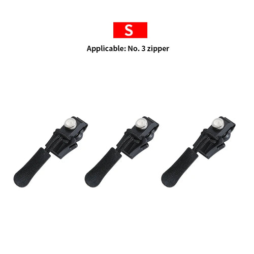 3/6/12Pcs Universal Zipper Repair Kit Quick Instant Detachable Zipper