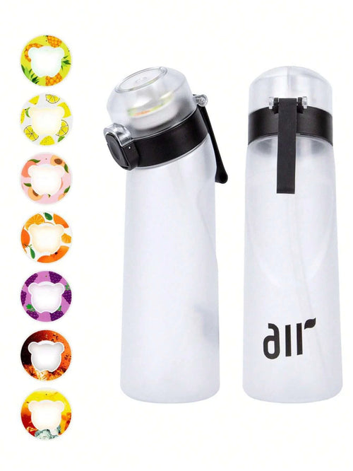 1pc Air Water Bottle With 1pc Random Flavor Pods Portable Transparent