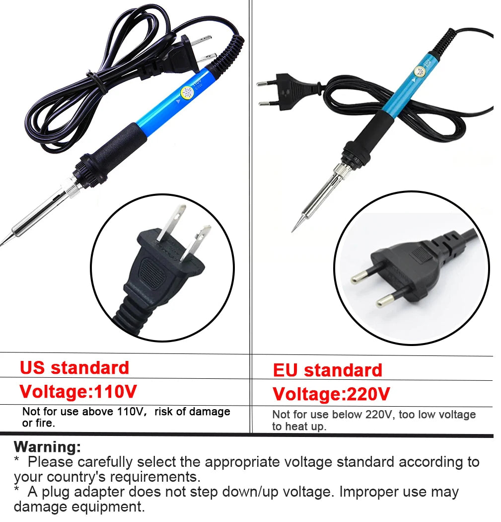 Adjustable Temperature Electric Soldering Iron 60W Electric Soldering