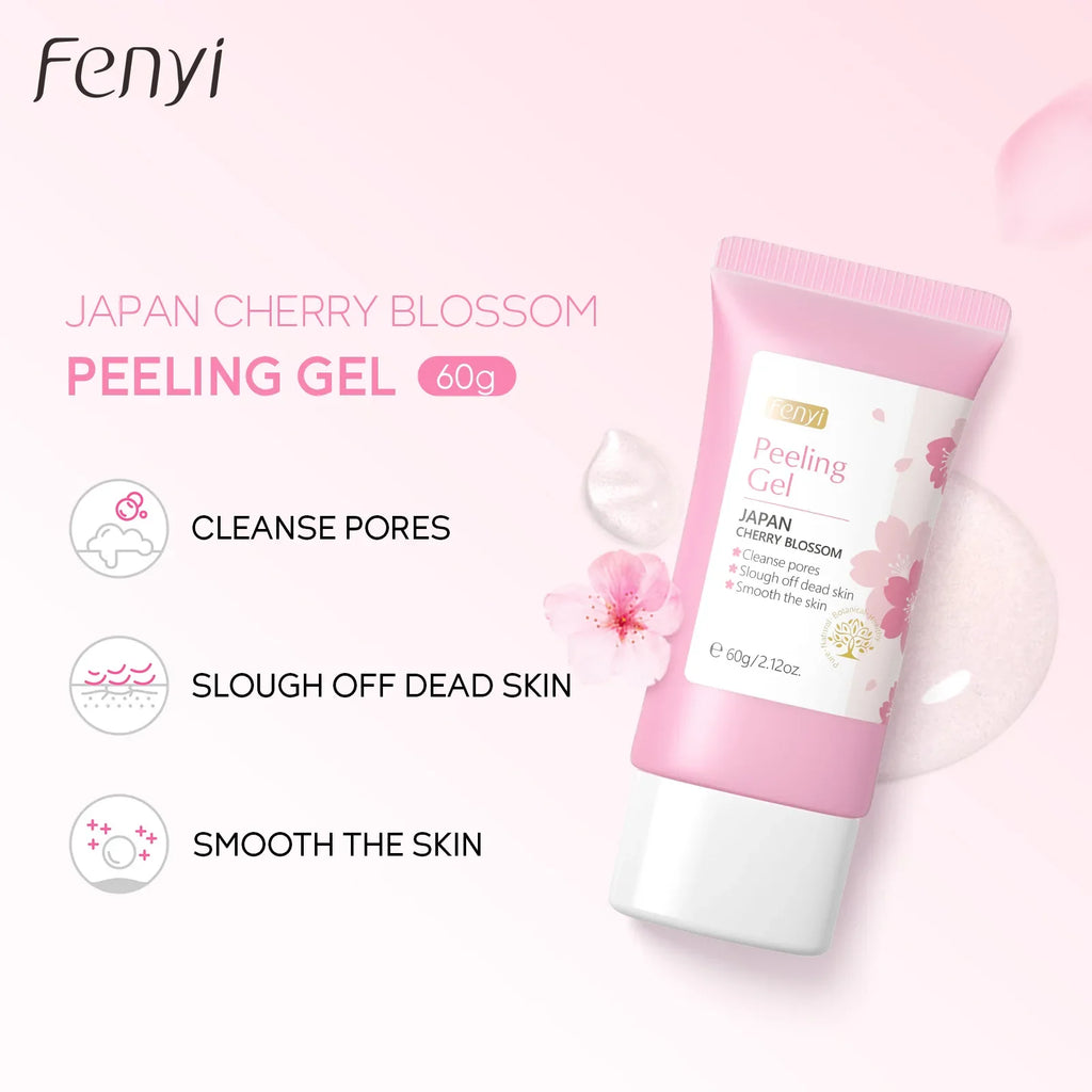 Sakura Face Deep Cleaning Exfoliating Gel Skin Care Whitening
