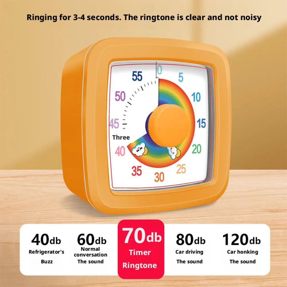 Visual Timer Children's Self-discipline Tool Countdown 60-minute