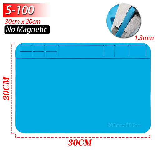 Magnetic Mat Silicone Repair Mat Circuit Board Soldering Pad Heat