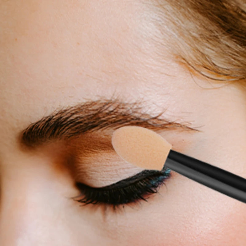 Cuttte 50/100PCS Disposable Dual Sides Eye Shadow Sponge Applicators