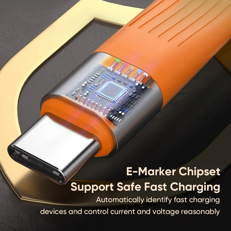 USB-C to Type-C 240W USB4.0 40Gbps Cable Keychain PD3.1 5A 8K@60Hz