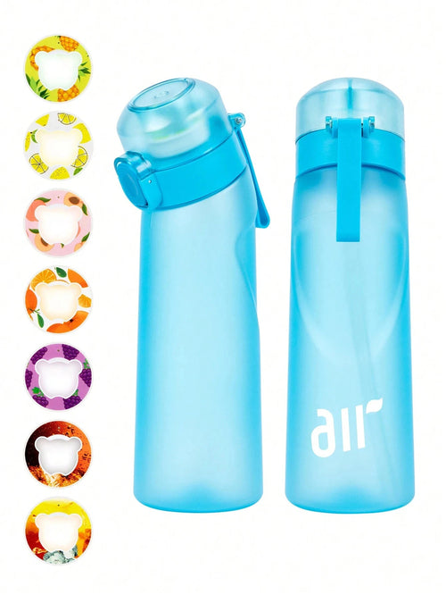 1pc Air Water Bottle With 1pc Random Flavor Pods Portable Transparent