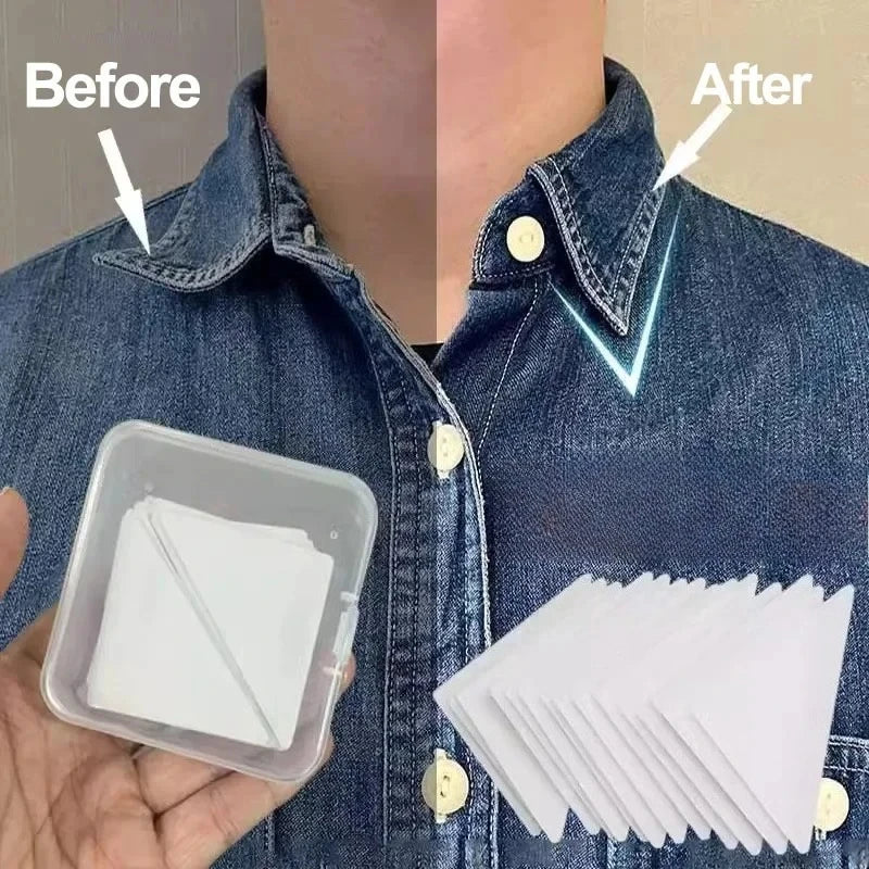 Shirt Polo Shirt Collar Paste Collar Shape Paste Triangle Collar Brace