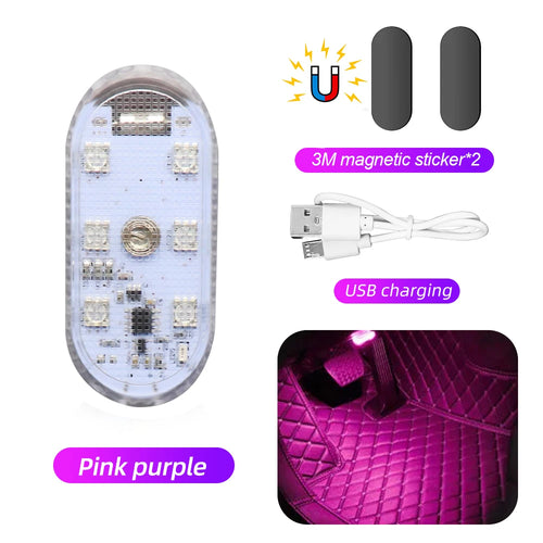 1 pc Multi Color Car Light Wireless LED Touch Light Roof Light Sensor