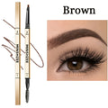 Waterproof Matte Eyebrow Pen Makeup Double Head Lasting Brown
