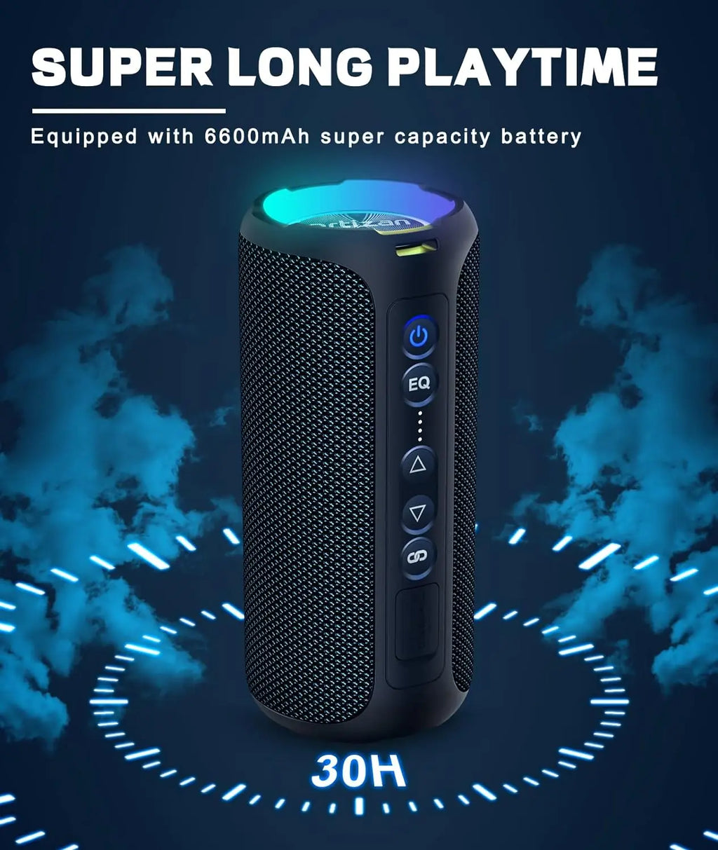 Ortizan X8 Pro Bluetooth Speaker Portable with 40W Stereo Sound,Rich