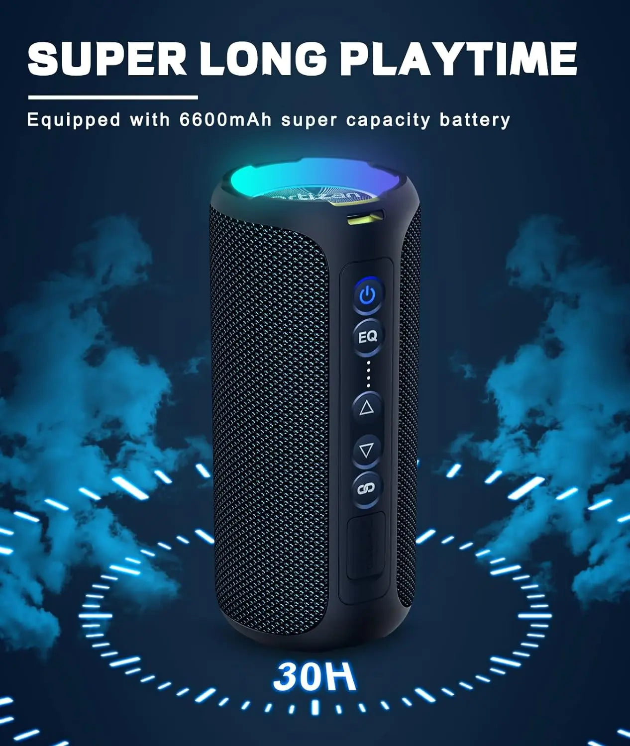 Ortizan X8 Pro Bluetooth Speaker Portable with 40W Stereo Sound,Rich