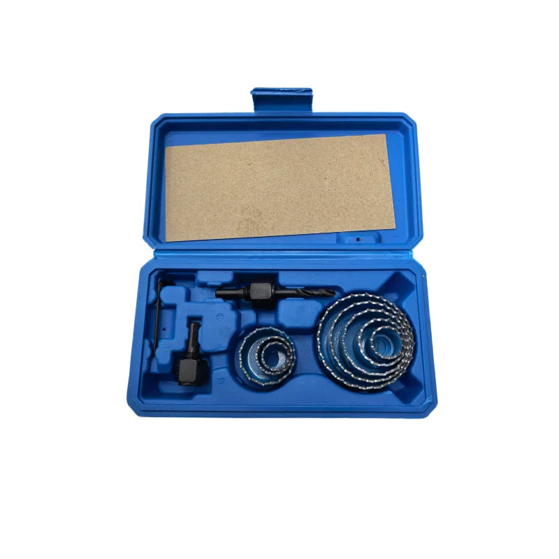 11pcs/set Hole Saw Cutting Set Kit Tools 19-64mm with Case for thin