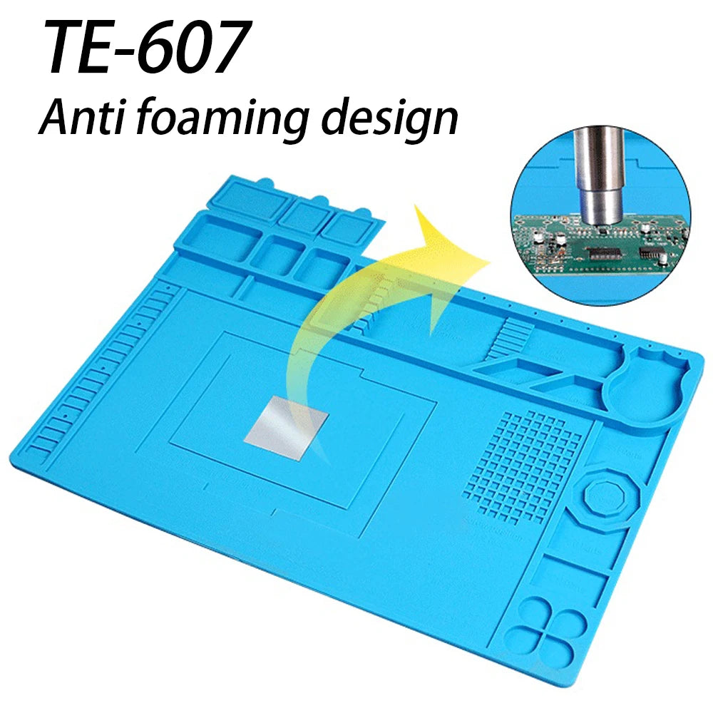Magnetic Mat Silicone Repair Mat Circuit Board Soldering Pad Heat