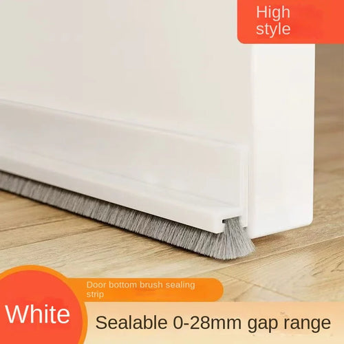 1pc 100CM Brush Seal Strip Door Bottom Seal Strip Insectproof