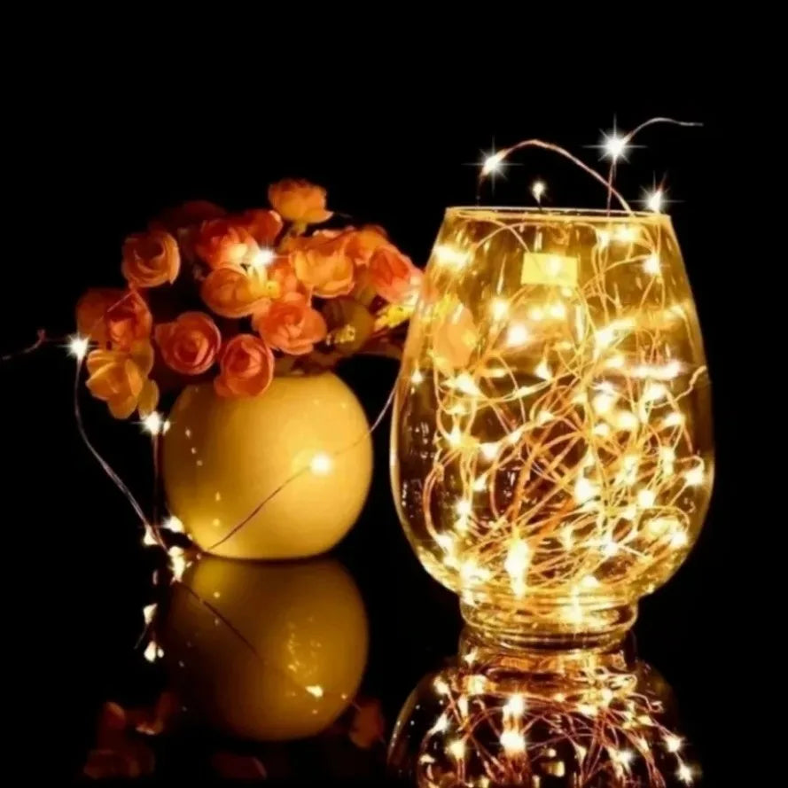 30M 10M Waterproof USB LED Lights String Copper Wire Fairy Garland