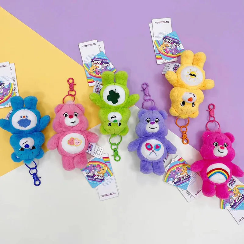 Sanrio Plush Kawaii Carebears Rainbown Bear Plush Anime Hobby Toy