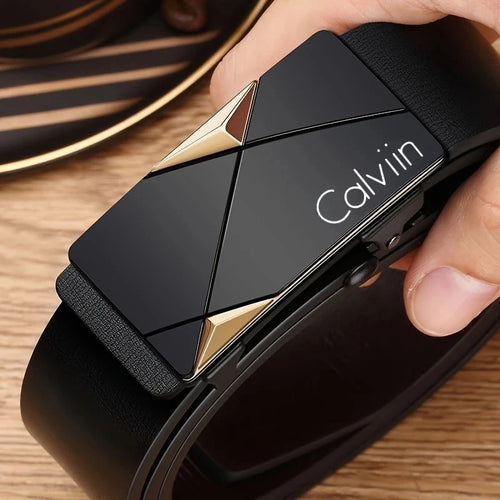Stylish Men's PU Leather Belt - Fashion Belts for Daily Life, Leisure,