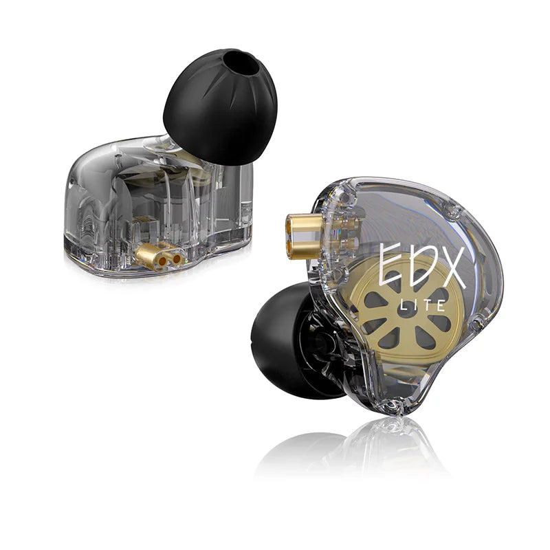 KZ EDX Lite HIFI Earphones Dynamic Driver In Ear Stereo Bass Music