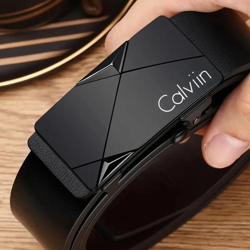 Stylish Men's PU Leather Belt - Fashion Belts for Daily Life, Leisure,