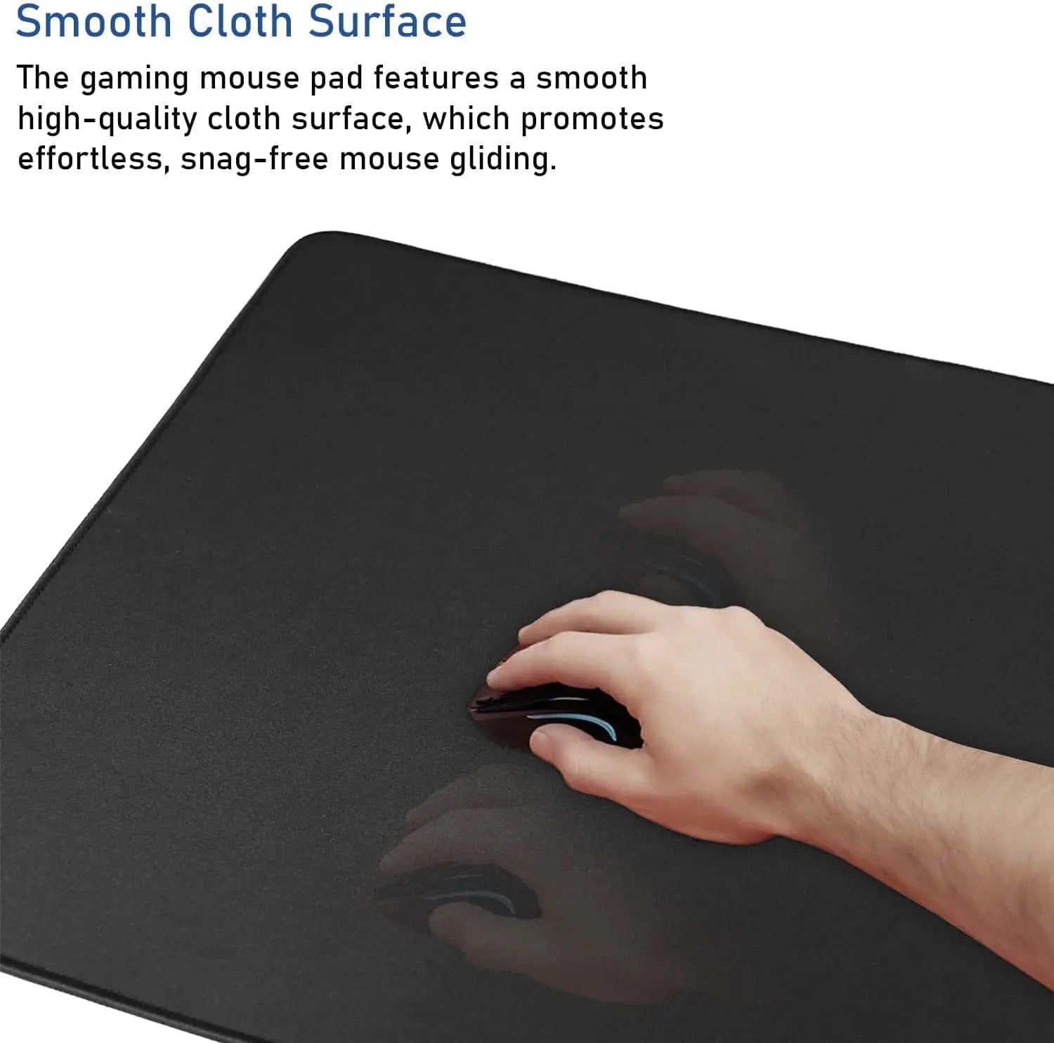 XXL Mouse Pad Black Mousepad Gamer Lager Computer PC Desk Mat 900X400