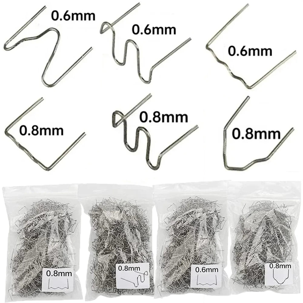 100-600Pcs Auto Plastic Repair Welding Nails Car Bumper Repair Welded