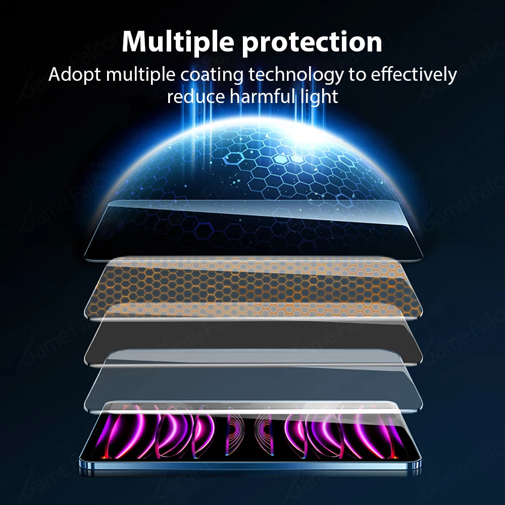 Tempered Glass Screen Protector For Ipad Pro 12.9 11 6th 2022 Air 5 4