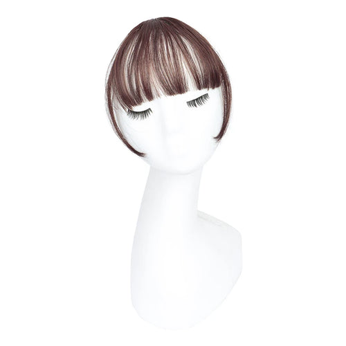 Synthetic Fake Invisible Air Bangs Hair Extension Front Fringes