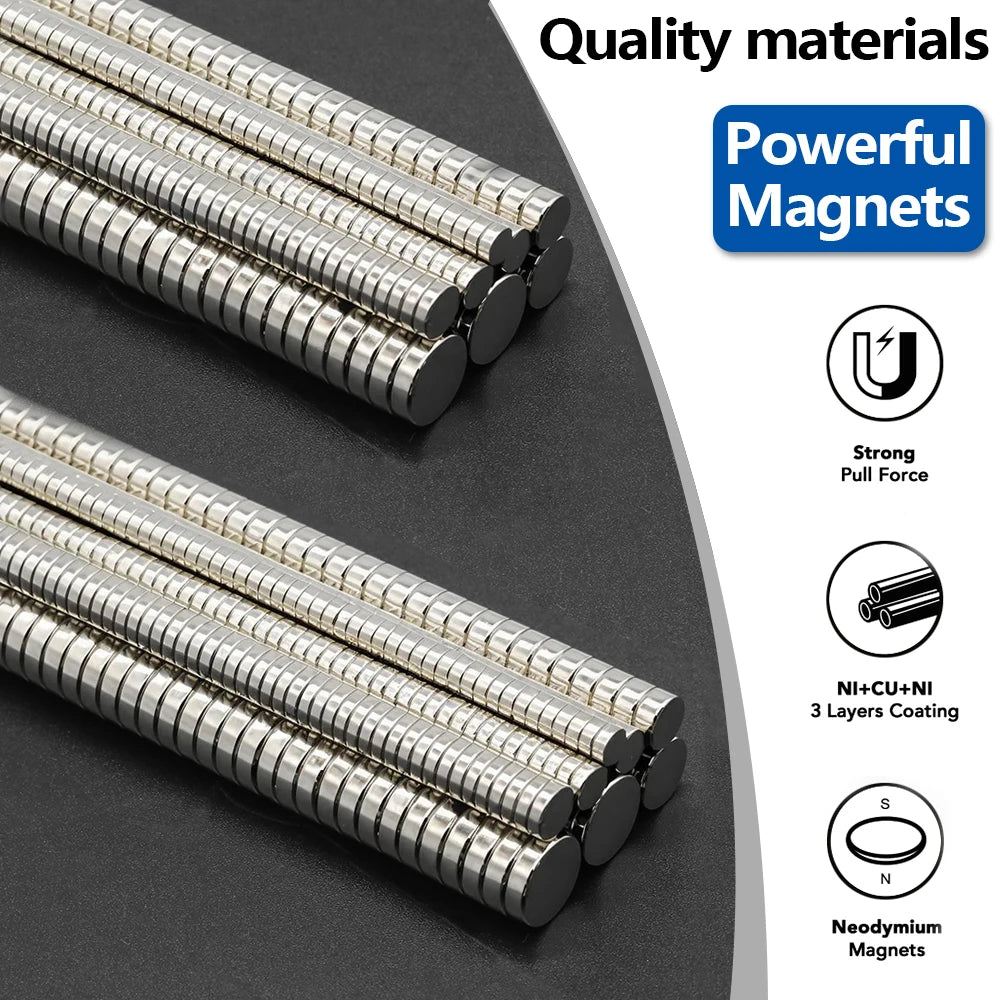 Powerful Neodymium Magnet N35 NdfeB Permanent Magnetic imanes Round