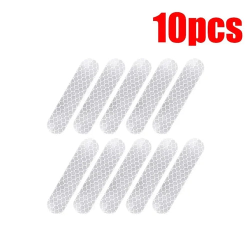 10-100Pcs Motorcycle Helmet Warning Reflective Stickers Night Safety