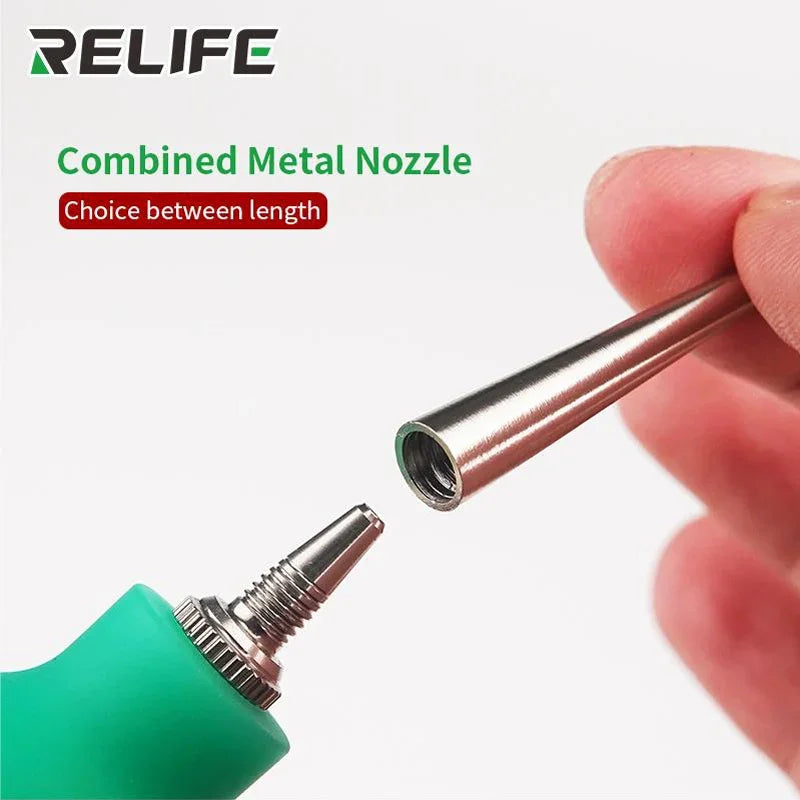 RELIFE 2in1 Phone Repair Dust Cleaner Air Blower Ball Cleaning Pen for
