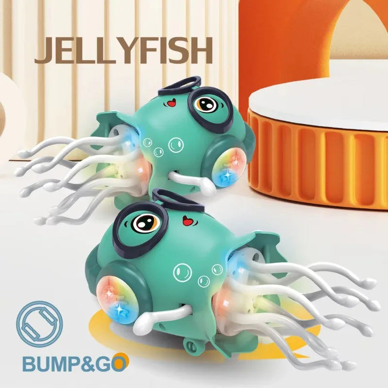 Interactive Dancing Octopus Toy, Smart Auto-Dancing with LED Lights,