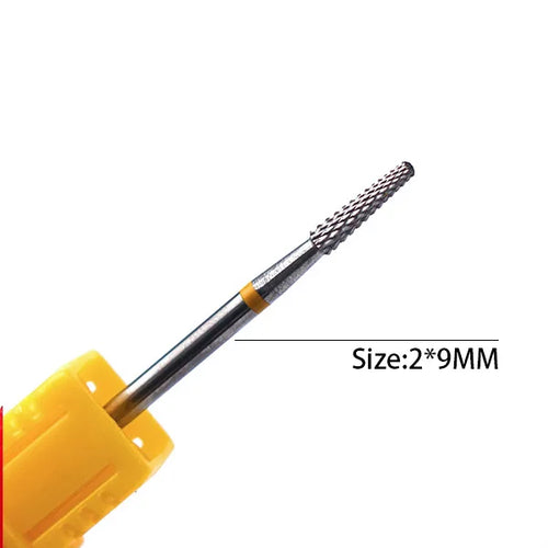 1pc Carbide Tungsten Nail Drill Bit Rotate Burr Milling Nail Cutter