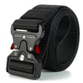 1 piece men's tactical sports belt, quick release symmetrical buckle,